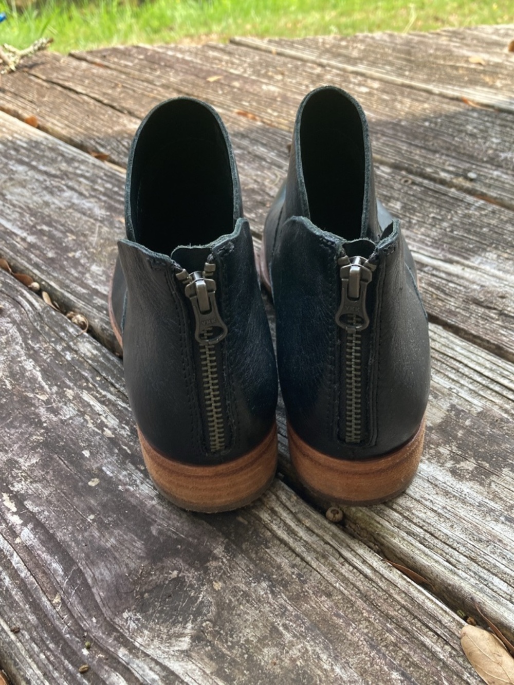 Women’s Black Leather Boots - Picture 3 of 3